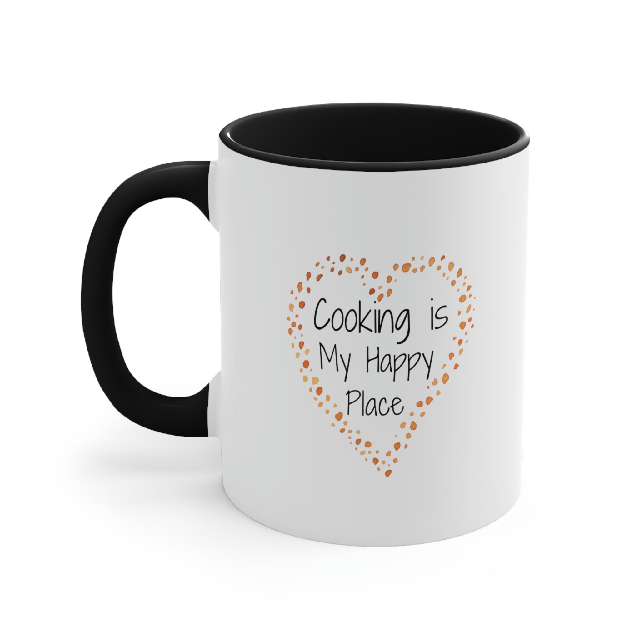 Coffee Mug, Cooking is My Happy Place 11oz Ceramic Mug with Light-Hearted Design, Dishwasher and Microwave Safe, Perfect Gift for Hot Beverage Lovers - cooking mug 8