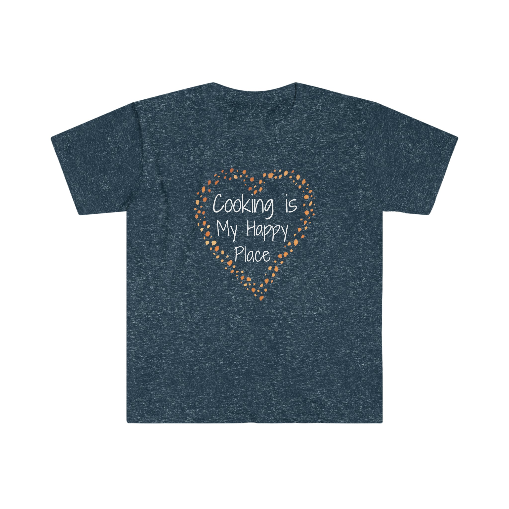 T-shirt, super soft, "Cooking is My Happy Place" T-Shirt - Comfortable, Chic and Playful - cooking t-shirt #8